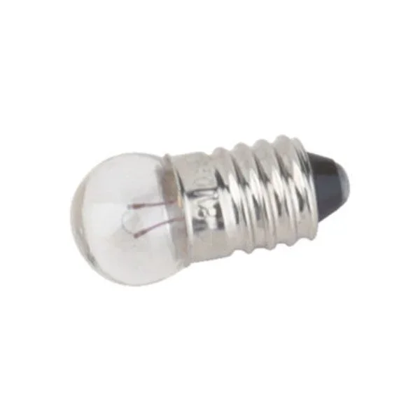 Pack de 100 uds Bombillas de filamento rosca E10 3.5 V 0.3 A Electro DH. 12.352/3.5/0.3 8430552088539
