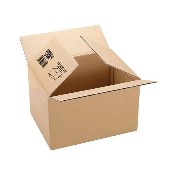 (pack de 15) caja embalaje – carton ondulado – canal doble 5 + 3 mm – 400 x 290 x 220 mm