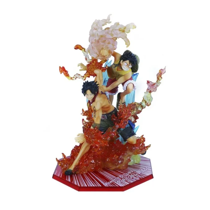 Pack Figuras Brother’s Bond. Figura de Monkey D. Luffy y Portgas D. Ace. Figuarts ZERO. One piece. Figuras de 14,5 cm y 15,5 cm de la Marca Bandai Spirits.