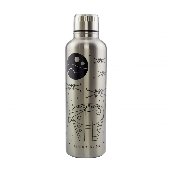 Paladone Star Wars Uso diario 500 ml Acero inoxidable Negro, Plata