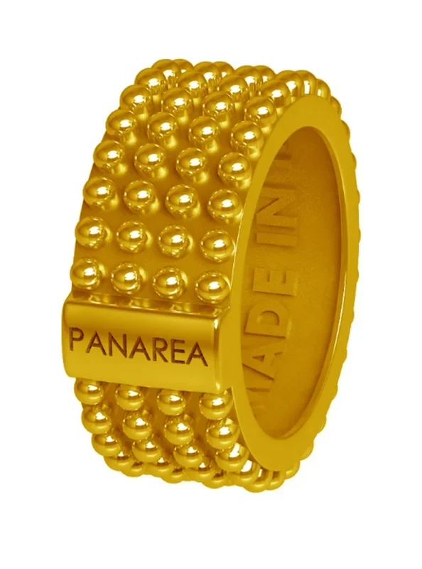 Panarea AS254DO2 Anillo de Mujer con plata 925 Dorado – Tamaño 14