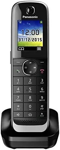 Panasonic KX-TFJA30 – Teléfono supletorio digital (LCD color, agenda de 250 números, bloqueo de llamadas, modo ECO Plus, modo no molestar), Negro, TGJ31 Supletorio