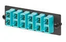 Panduit FAP6WAQDSC adaptador de fibra óptica SC 1 pieza(s) Negro, Turquesa