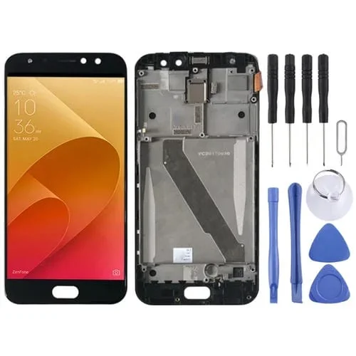 Pantalla Completa Asus Zenfone 4 Selfie Pro Zd552Kl Z01Md con Marco (Negro)