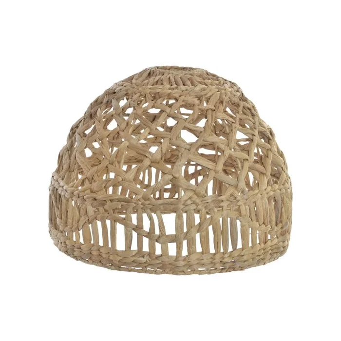Pantalla de lámpara dkd home decor natural trenzado 46 x 46 x 35 cm