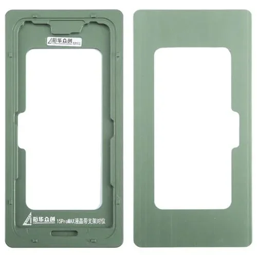 Pantalla LCD Apple iPhone 15 Pro Max Calibración Lente Vidrio Exterior Molde Fijo