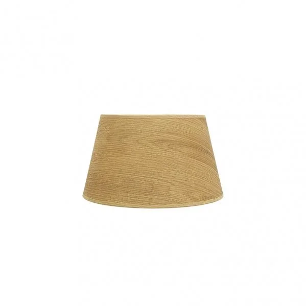 Pantalla salma e27 madera clara 25dx20dx15h conica