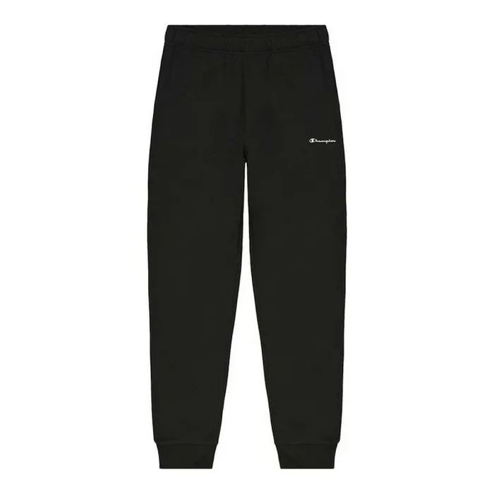 Pantalón Largo Deportivo Champion Rib Cuff Logo Negro Hombre S