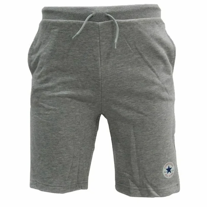 Pantalones Cortos Deportivos para Niños Converse Printed Chuck Patch Gris oscuro 4-5 Años