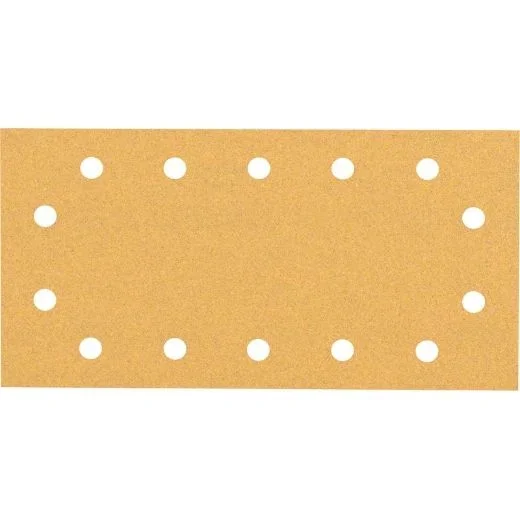 Papel de lija EXPERT C470 con 14 orificios para lijadoras orbitales 115 x 230 mm, G 100 50 unidades