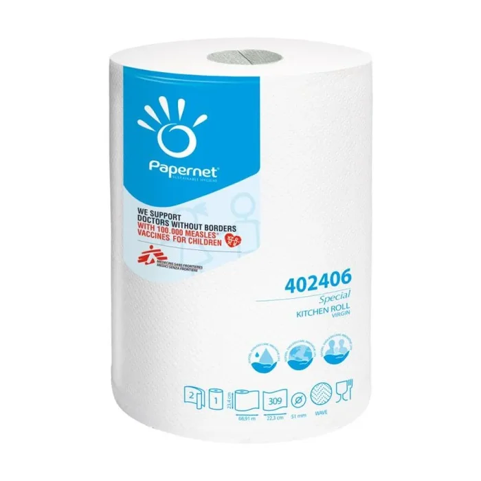 Papernet 402406 toalla de papel 309 hojas Celulosa Blanco 68,91 m