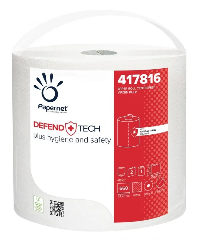 Papernet 417816 toalla de papel 660 hojas Celulosa Blanco 160 m