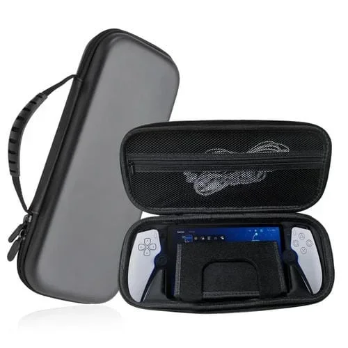 Para Consola de Juegos Piaystation Portal, Bolso de Mano de Cuero Eva, Bolso Protector de Embrague (Negro)