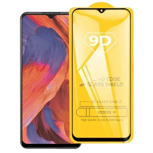 Para Oppo A73 2020 9D Pegamento Completo Pantalla Completa Película de Vidrio Templado