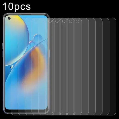Para Oppo A74 4G 10 Piezas 0,26mm 9H 2.5D Película de Vidrio Templado