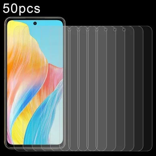 Para Oppo F23 50PCs 0.26mm 9H 2.5D Película de Vidrio Templado