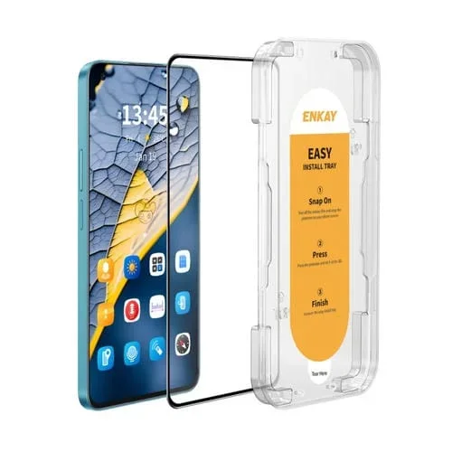 Para Oppo K9 / K9 Pro Enkay Película de Vidrio Completa de Silicona con Alto Contenido de Alúmina de Fácil Instalación