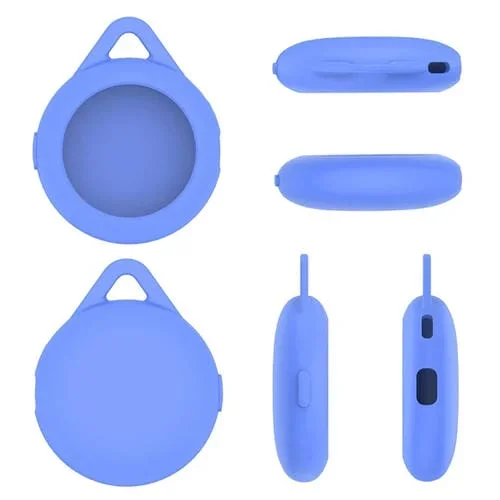 Para Pokemon Go Plus + Sleep Monitor Poke Ball Funda Protectora de Silicona Anticaída (Azul Luminoso)