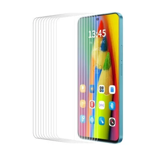 Para Redmi K70 Ultra 10 Piezas Enkay 9H Big Arc Edge Película de Vidrio Templado de Aluminio y Silicio de Alta Calidad