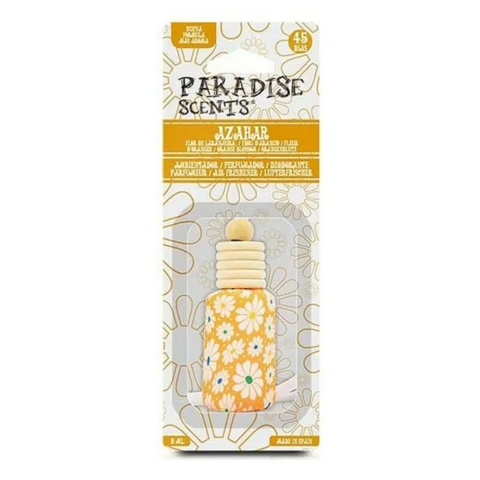 PARADISE SCENTS PERFUMADOR Botella CERÁMICA Flower AZAHAR 8ML