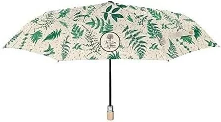 Paraguas eco automático plegable estampado botánico 96 cm