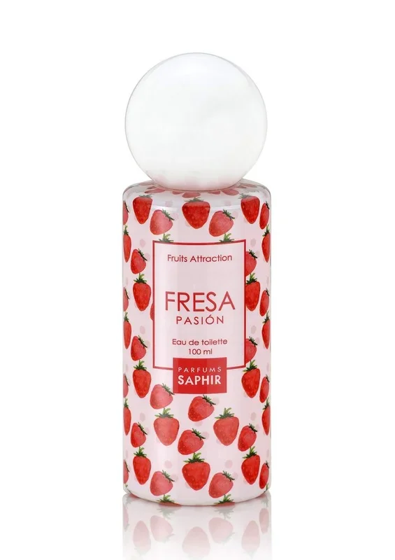 PARFUMS SAPHIR Fruits Attraction Fresa – Eau de Toilette con vaporizador para Mujer – 100 ml