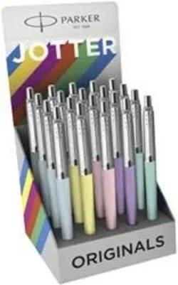 Parker bolígrafo jotter originals tinta azul acero display surtido pastel -20u-