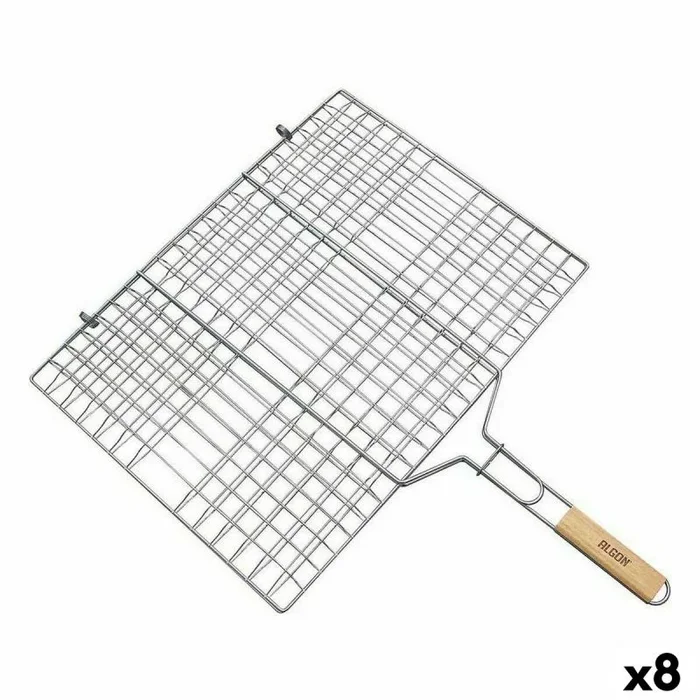 Parrilla algon barbacoa 50 x 38 x 1 cm (8 unidades)