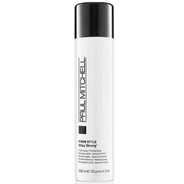 Paul Mitchell Mantente Fuerte 300 ml, fijación y control máximo, combate encrespamiento, fórmula ligera y sin parabenos, seguro para cabello teñido, volumen duradero