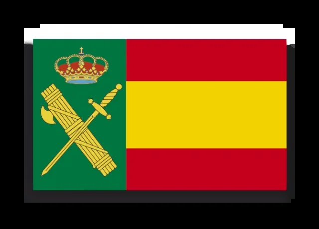 Pegatina Gota Cera G.civil España Grande