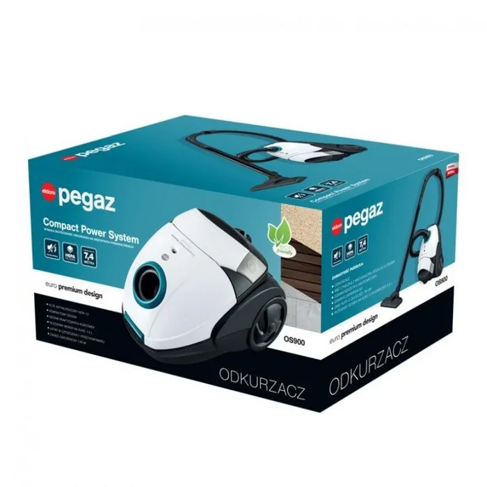 PEGAZ Vacuum Cleaner Power 700 W HEPA Filter Reel