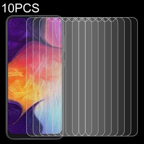 Película de Vidrio Templado 10 PCs Galaxy A50 0.26mm 9H 2.5D