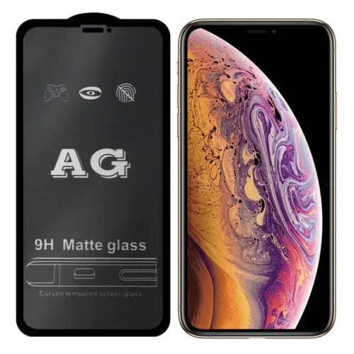 Película de Vidrio Templado Cubierta Completa Mate Ag para iPhone 8 Plus y 7 Plus