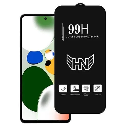Película de Vidrio Templado de Pantalla Completa con Arco Grande de Aluminio de Alta Velocidad para Redmi Note 12 Pro