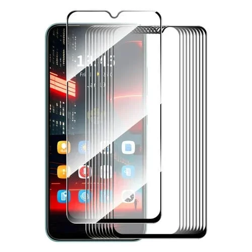 Película de Vidrio Templado Enkay para Infinix Hot 30I 10 Uds con Pegamento Completo (Aluminio y Silicio)