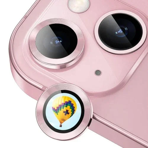 Película de Vidrio Templado Lente Trasera Enkay Hat-Prince para iPhone 15/15 Plus 9H (Rosa)