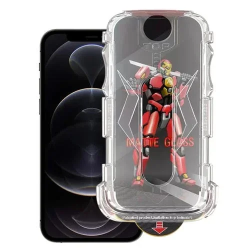 Película de Vidrio Templado para iPhone 12/12 Pro Easy Install Matte Armor