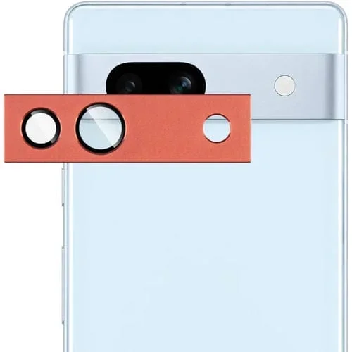 Película Protectora de Cámara Imak Metal Armor para Google Pixel 7A (Rojo)