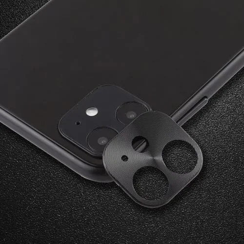 Película Protectora Lente Cámara iPhone 11 Trasera (Negro)