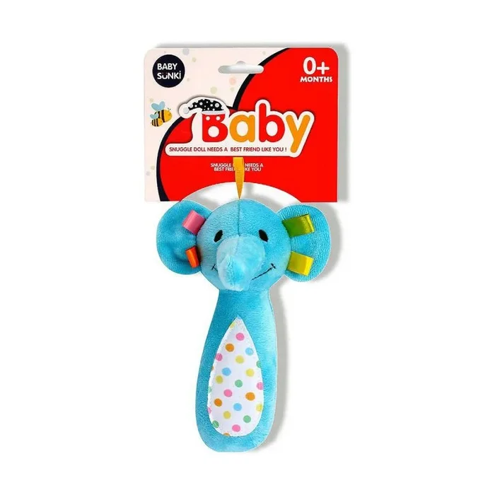 Peluche sonajero reig 20 cm elefante