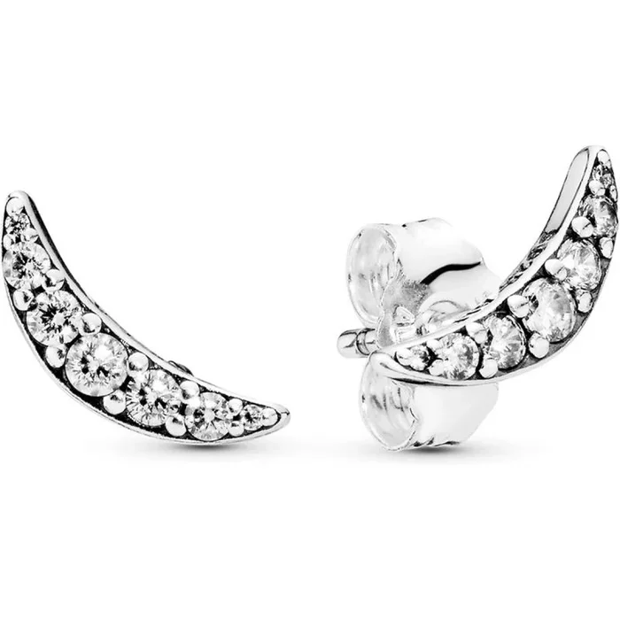 Pendientes mujer pandora moon silver plata de ley 925