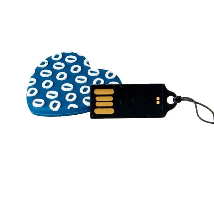 Pendrive 32gb tech one tech corazón o blue usb 2.0