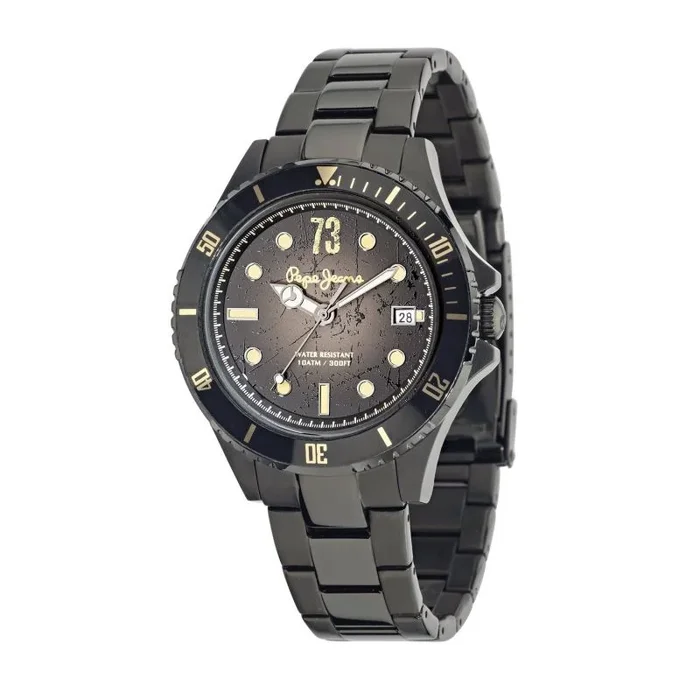 Pepe Jeans Reloj analogico para Hombre de Cuarzo con Correa en Acero Inoxidable R2353106004