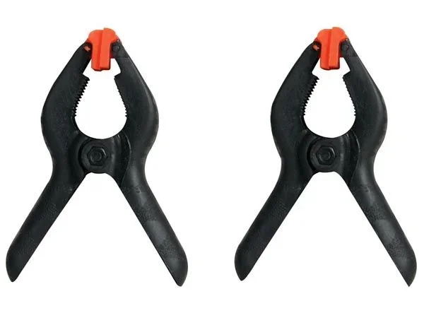 Perel HPC110 Nylon Spring Clamp Set, 4″, 2 Pcs
