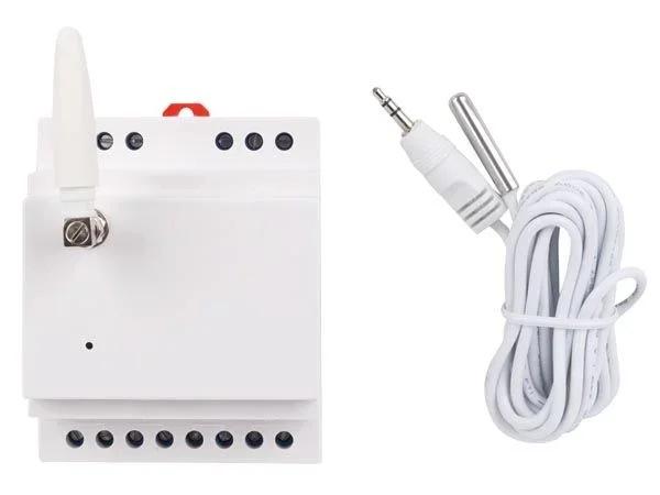 Perel Módulo gsm, para el Montaje en riel DIN, 2G y 3G, 1 Canal, 110-230 V, 16 A, 3500 W, Blanco