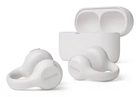 Philips 2000 series TAQ2000WT Auriculares True Wireless Stereo (TWS) Clip de oreja, De oreja abierta Llamadas/Música Bluetooth Blanco