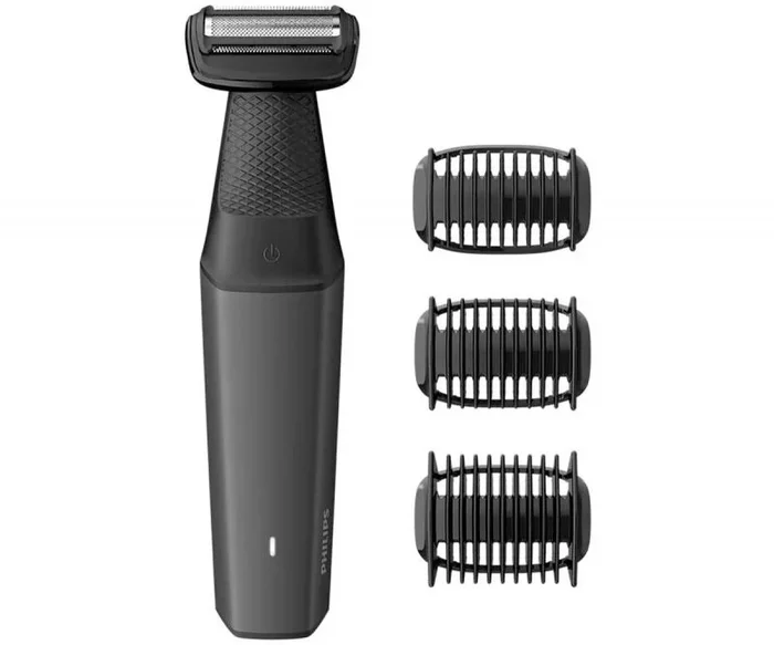 Philips bg3016/15 afeitadora corporal bodygroom series 3000 apta para la ducha con 3 peines-guÍa