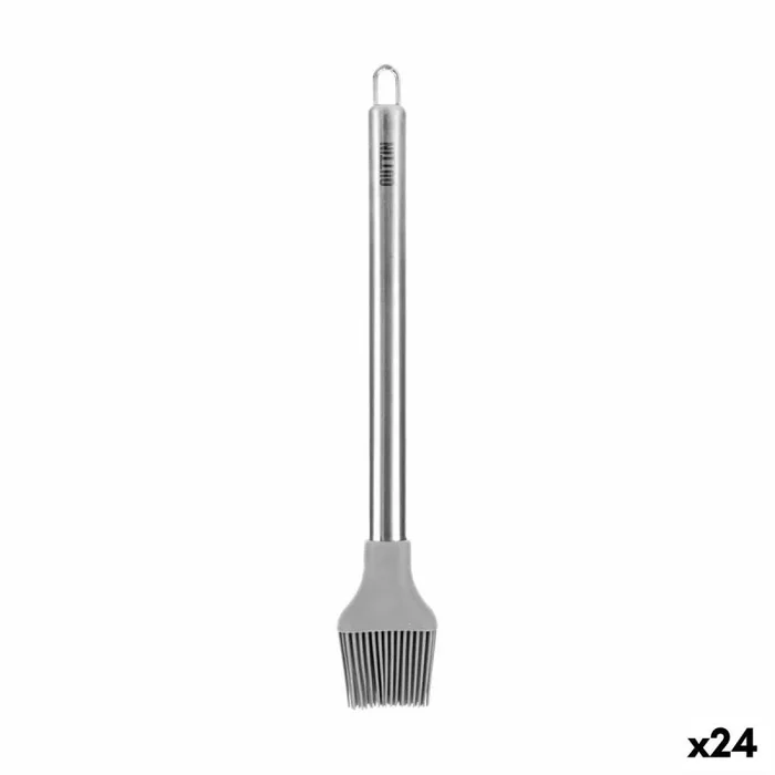 Pincel para cocina quttin silicona acero inoxidable acero (24 unidades)