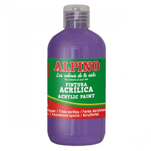 Pintura acrílica 250ml colores básicos violeta