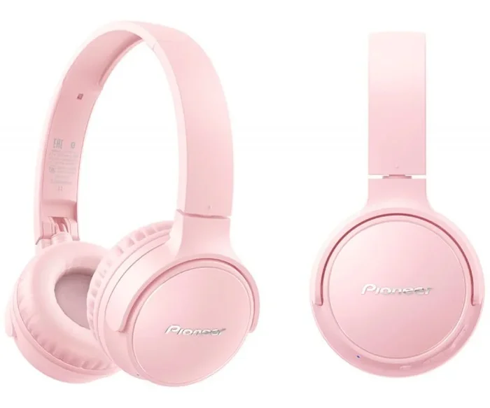 Pioneer S3 Wireless Auriculares Inalámbrico Diadema Llamadas/Música USB Tipo C Bluetooth Rosa